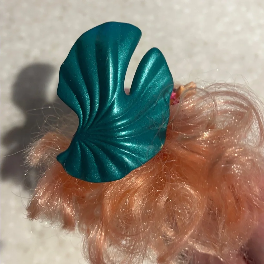 Seawee Doll with Pink Hair and Teal Tail